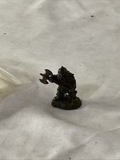 Reaper Dwarf W/ Ax Green Original Sculpt Model Miniature D D Rare
