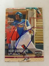 Demi Orimoloye 2017 Signed Wisconsin Timber Rattlers Team Card