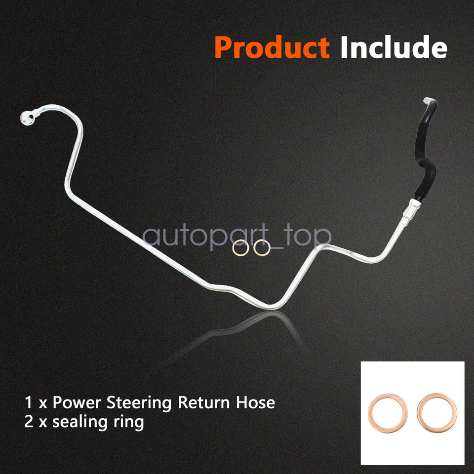 Power Steering Return Hose for Audi TT 00-06 Volkswagen Golf 99-05 Jetta 99-05 - Image 3 of 4