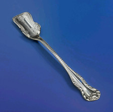 Solid Silver Cheese Scoop Gadroon Pattern by Levi & Salaman Birmingham 1895