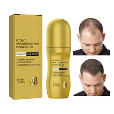 Hair Thickening Rollerball, Scalp Moisturizer for Dense Hair, Prevents Hair Loss