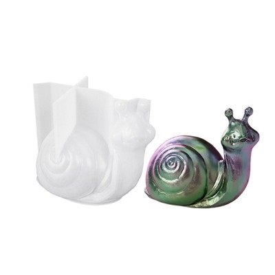 3D Snail Silicone Mold Animal Mold DIY Aromatherapy Making Tool