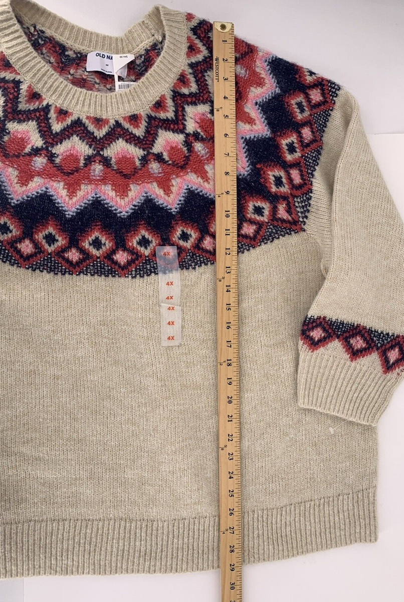 Ladies Cardigans Fair Isle Old Navy Knit Sweater Old Navy Sweater