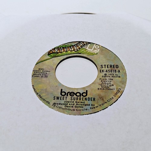 BREAD - Sweet Surrender / Make It By Yourself 1972 AOR Soft Rock 7" David Gates - Picture 3 of 4