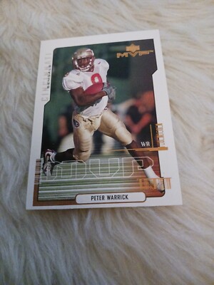 2000 Upper Deck MVP Peter Warrick RC #188