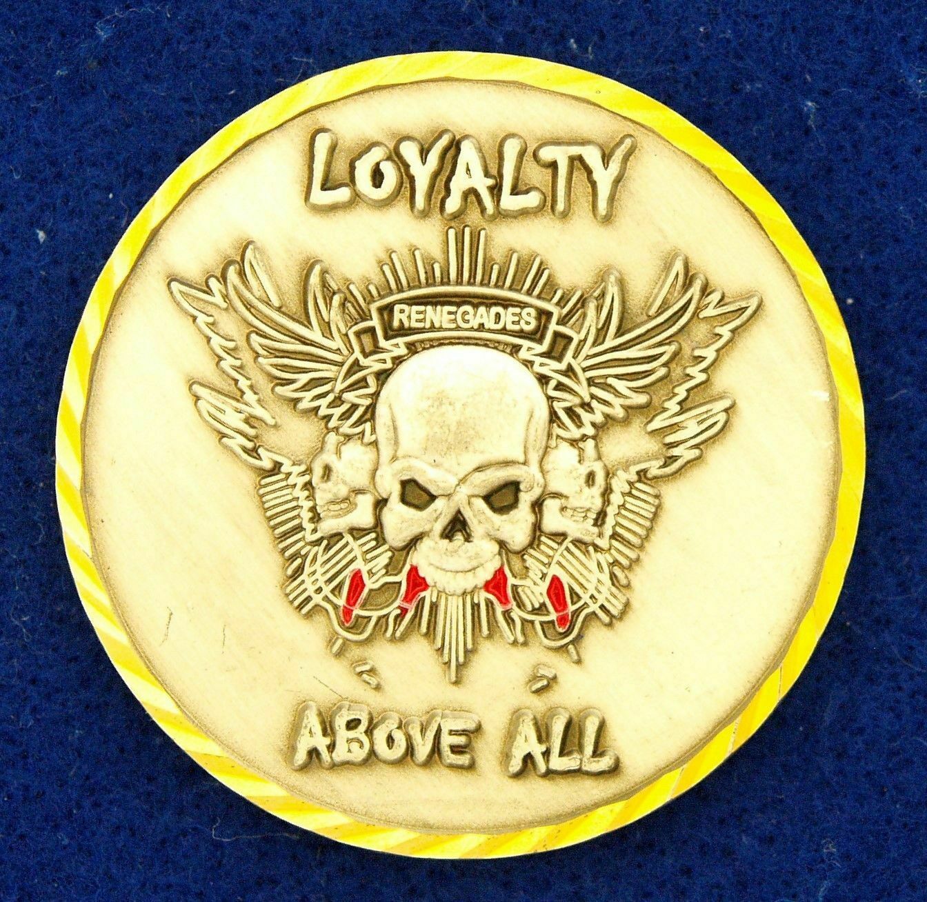 US Army 1st Cavalry Division RSS Trans 3 CR OEF 14-15 Challenge Coin C ...