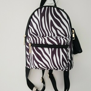 zebra print backpack