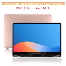 For MacBook Air A1932 13.3in 2018 LCD Display Screen Replacement Gold EMC:3184