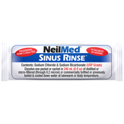 NeilMed Natürliche Sinus & Allergie Linderung vorgemischte Beutel Jod & Medikamente frei