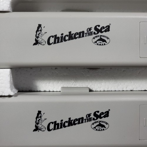 VTG 1990 Sound Master Walkie Talkies Chicken Of The Sea Logo Promo Advertising - Afbeelding 2 van 24