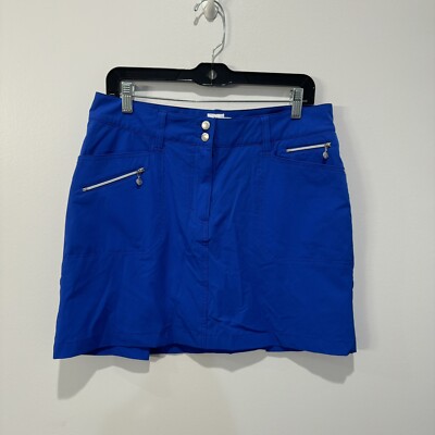 Daily Sport Miracle Ultra Blue Skort size 10 Womens Golf Athletic Casual