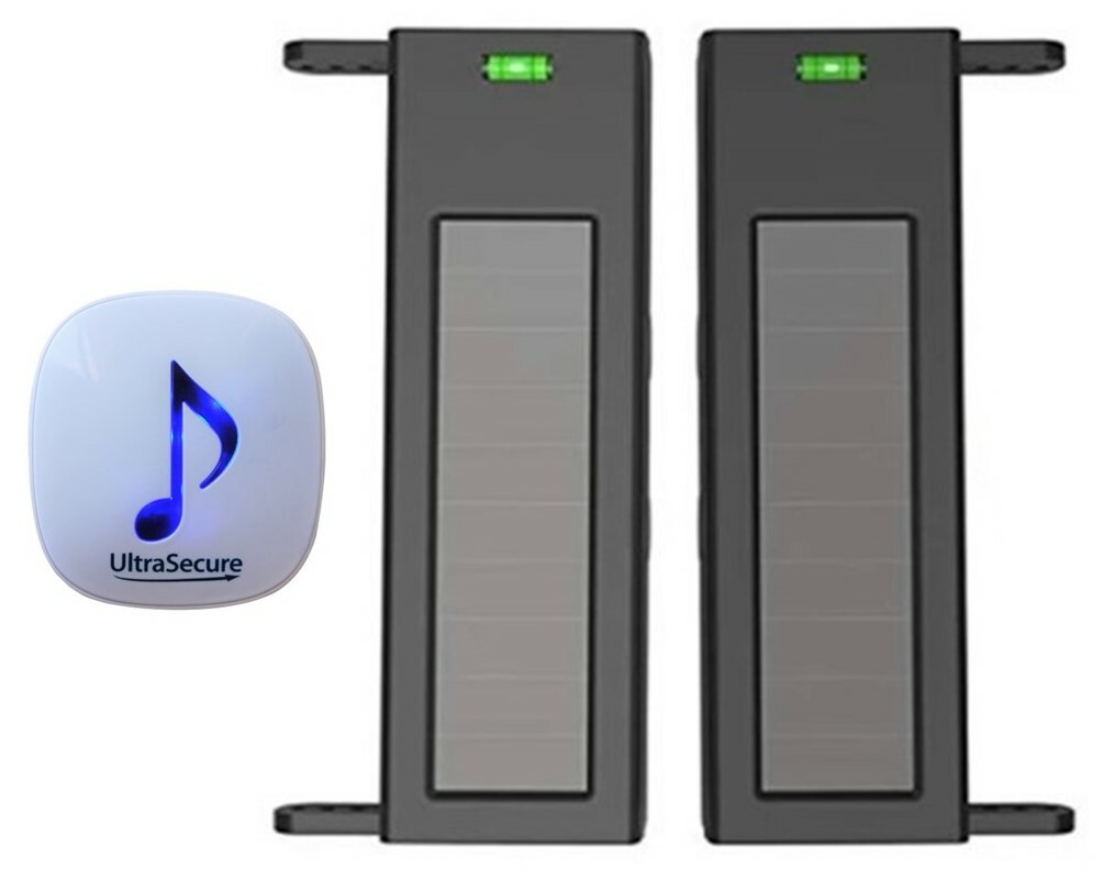 1B60 Solar Laser Perimeter Beam & 3pin Plug in Chime Receiver eBay