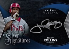 2024 Topps Five Star SUPER RARE JIMMY ROLLINS SILVER SIGNATURES DIGITAL CARD