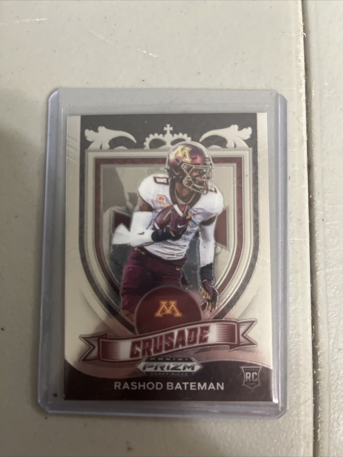 2021 Panini Prizm Draft Picks Rashod Bateman #166 Rookie Crusade Minnesota