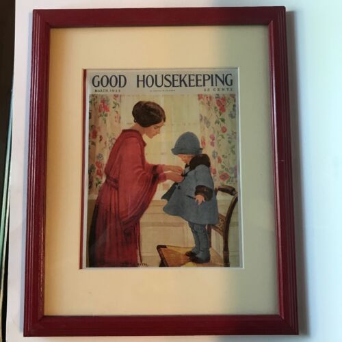 Framed Patriotic Good Housekeeping Magazine Cover Reprint - July 1931 - Afbeelding 1 van 7