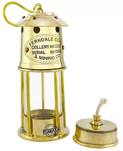 Nautische 10 Antieke Messing Olielamp Boot Schip