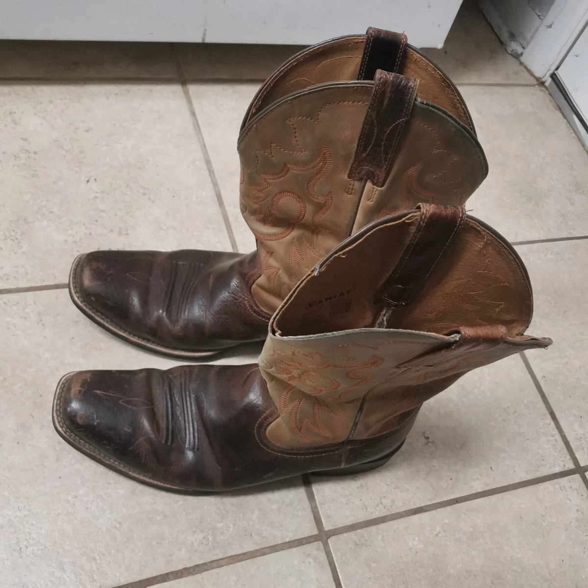 Ariat 10008809 Square Toe Cowboy Boots Mens Brown 11 EE eBay