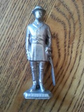 Vintage Metal Diecast 2-1/4  Civil War Robert E Lee Unpainted