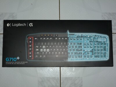 Logitech G710+ Mechanical Gaming Keyboard with Tactile High-Speed Keys - Black