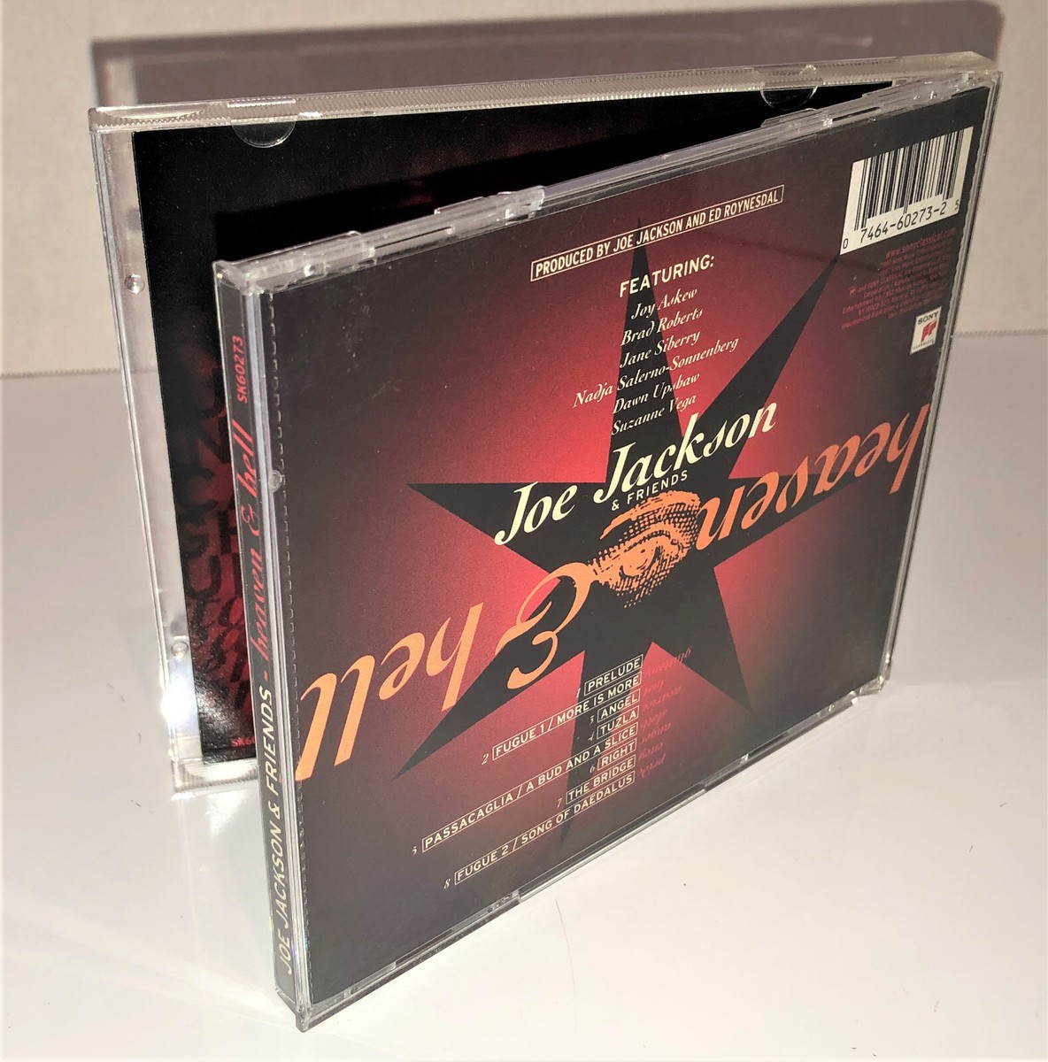 HEAVEN & HELL by Joe Jackson & Friends, 1997 CD on Sony Classical