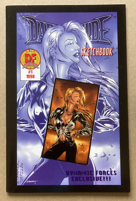 Darkchylde Sketchbook  #1DF.A (1998) with Certificate of Authenricity NM  Image.
