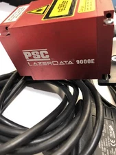 PSC LazerData Products LD9000 LD90010 9000E Barcode Scanner with power supply