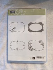 Stampin' Up Four Frames Clear Mount Stamp Set