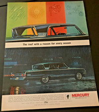 1963 Mercury Monterey - Vintage Original Color Print Ad Wall Art - Clean 1963 Mercury Monterey - Vintage Original Color Print Ad Wall Art - Clean
