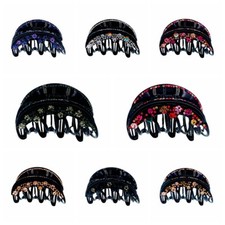 USA HANDMAD ACRYLIC HAIR CLAW CLIP JAW HAIRPIN made with SWAROVSKI CRYSTAL