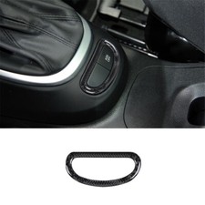 Guarnizione pulsantiera console pianale interno in fibra di carbonio per Fiat 500L 2014-17