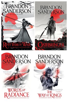 Brandon Sanderson The Stormlight Archive Series 4 Books Collection