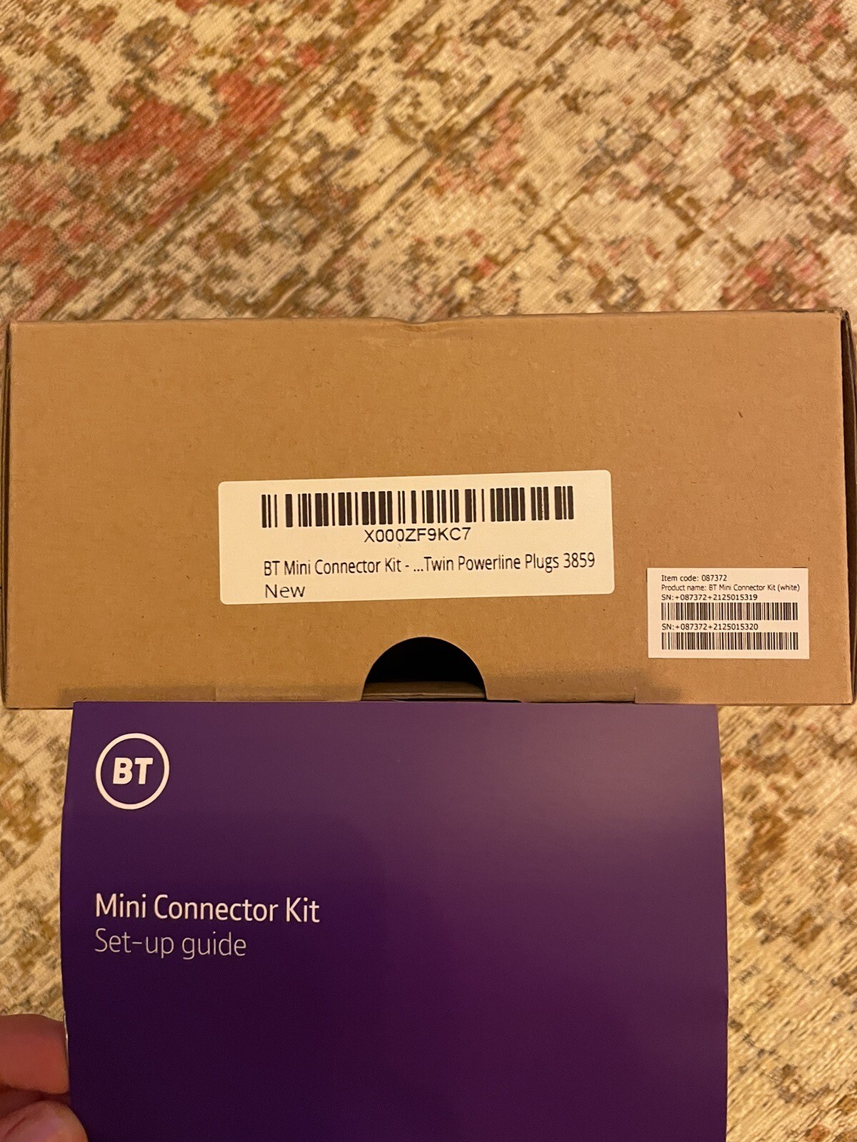 2 x BT Mini Connectors v2 VERSION 2 1000Mb Gigabit Powerline Adapters