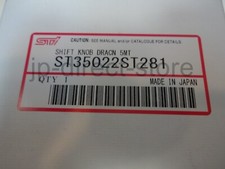 Genuine Subaru Sti Shift Knob Duracon 5mt Impreza 5door St35022st281 Oem
