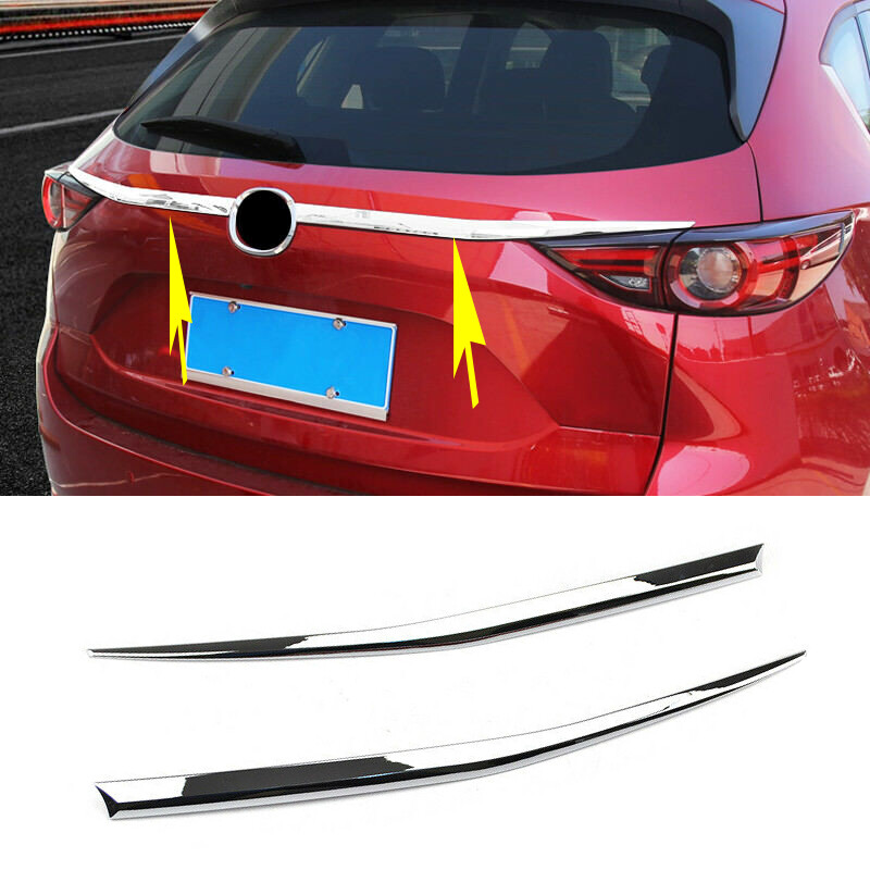 For Mazda CX5 20172021 ABS Chrome Rear Trunk Lid garnish Molding