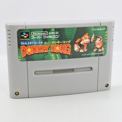 Super Famicom SUPER DONKEY KONG 1 Country Nintendo Cartridge Only