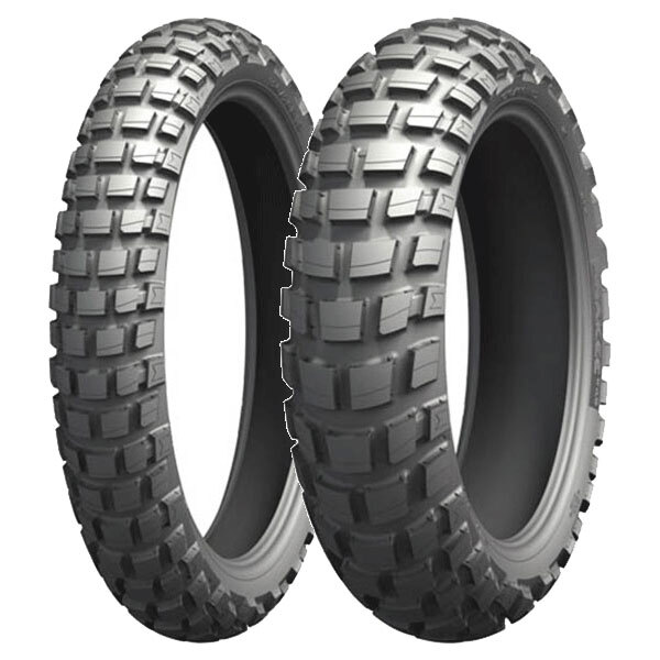 TYRE PAIR MICHELIN 90/90-21 54R + 140/80-18 70R ANAKEE WILD M+S