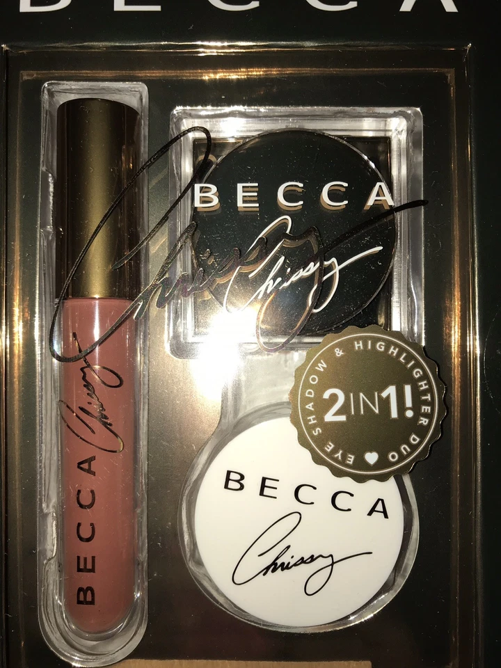 BECCA Glow Kitchen Kit - Becca x Chrissy Teigen 4 Products: Lip, Eye Cheek, Face - Image 3 of 4