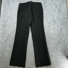 Classiques Entier Pants Womens Size 6 Black Straight Leg Regular Waist Stretch