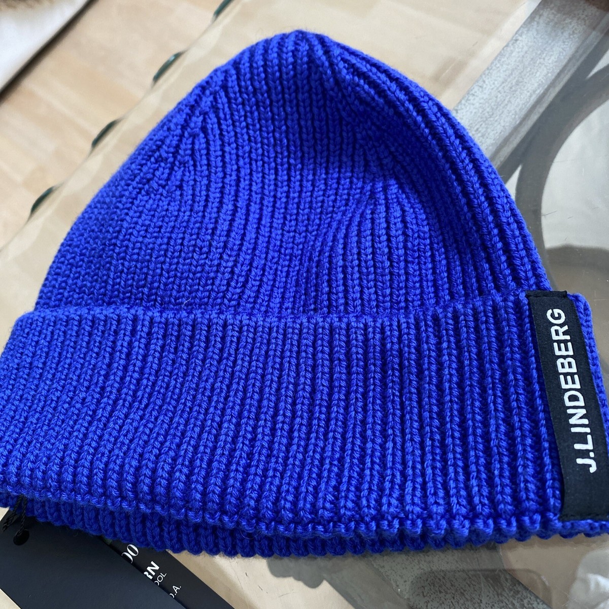 帽子 jlal beanie J. Lindeberg Juan HAT Beanie Skull Cap Blue One Size NEW NWT | eBay