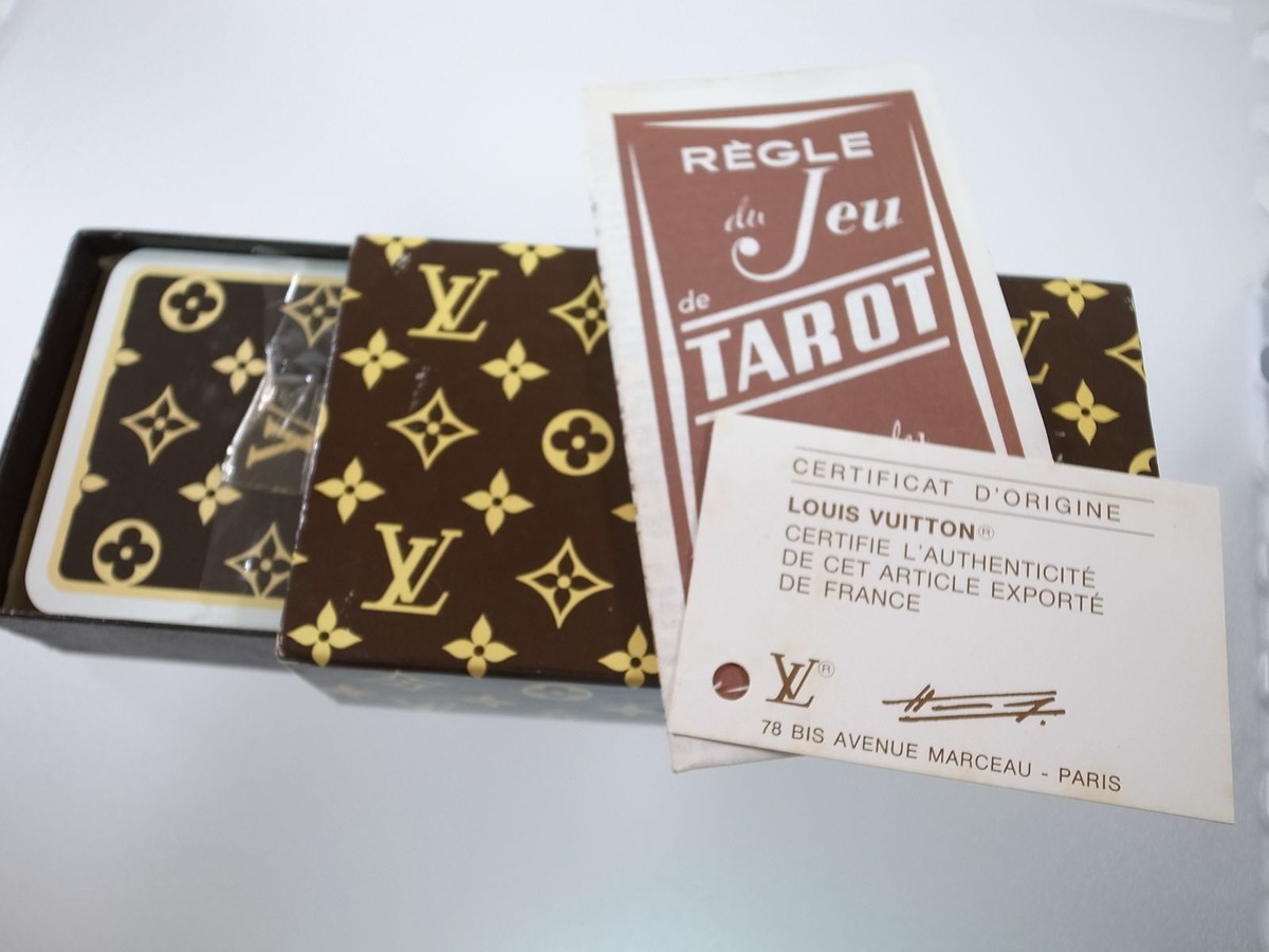 Louis Vuitton Vintage Tarot Card Trump playing cards