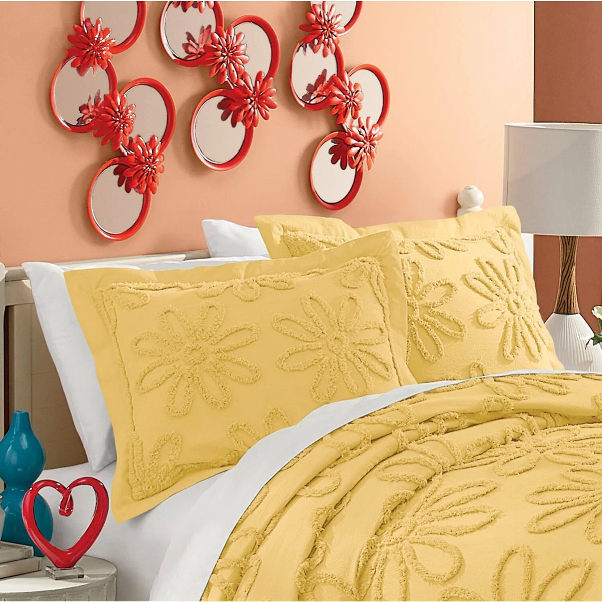 Chenille top euro sham