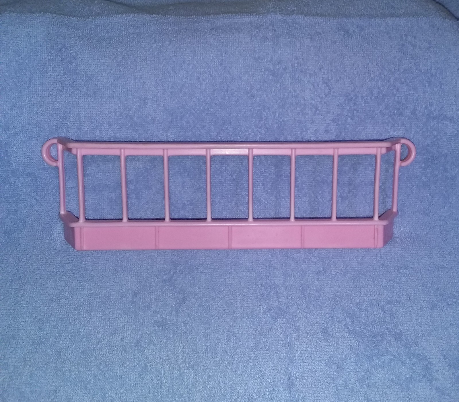 Vintage Little Tikes Purple Blue Roof Dollhouse x3 Pink Railing