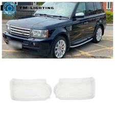 Left&Right Headlight Lens Cover For Land Rover Range Rover 2006-2009 Not Sport