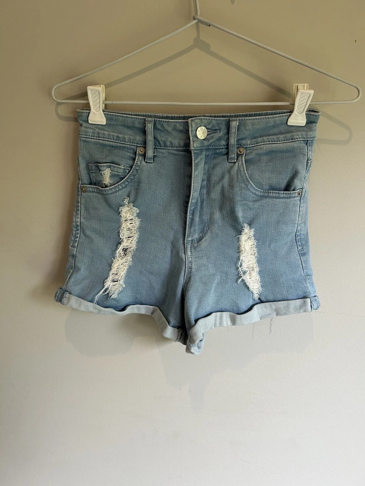 Riders By Lee Denim Women’s Blue Jeans Shorts  Regular Fit Zip Fly - Size 7 (003 Foto 3 de 4