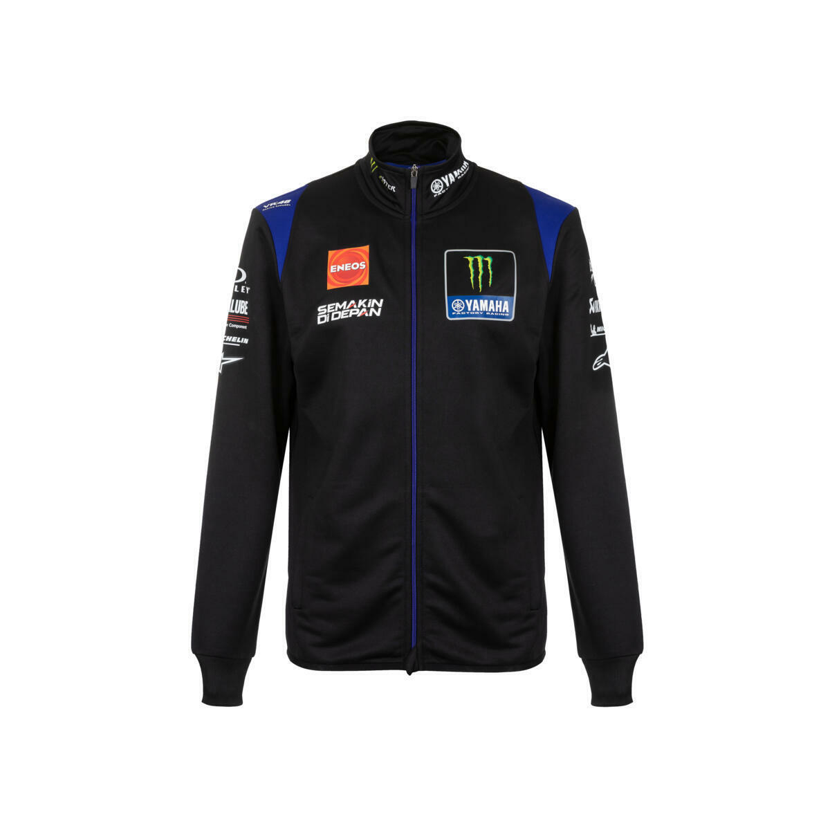 Official 2022 Yamaha MotoGP Factory Racing Black Men's Zip Official 2022 Yamaha MotoGP Factory Racing Black Men's Zip