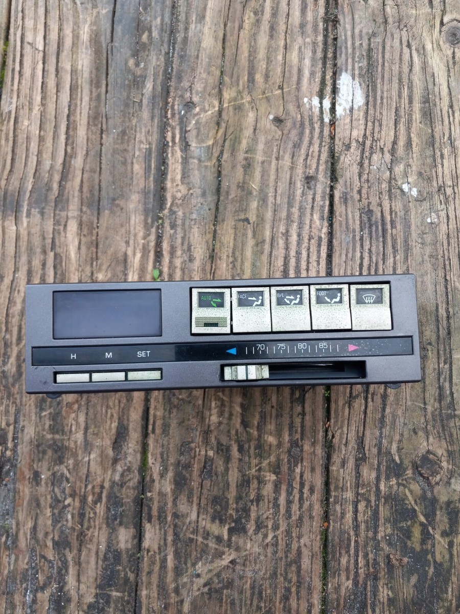 ひろみページ 85-86 TOYOTA CRESSIDA A/C CONTROLS HEATER OEM W/CLOCK MX73 W/O