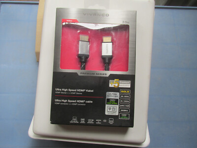 Premium Mini High Speed HDMI Kabel mit Ethernet ULTRA HD GOLD  2m / Pal2TVNr.1