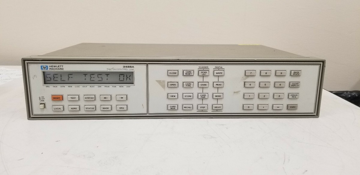 HP 3488A スイッチユニット 4Module付属 GPIB-USB制御付き HP 3488A スイッチユニット 4Module付属 GPIB-USB制御付き 【公式通販】