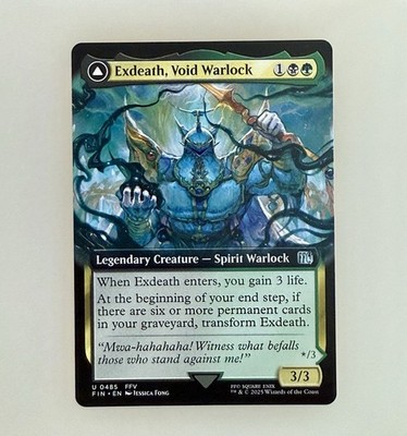 Magic the Gathering: Exdeath, Void Warlock (Extended Art) Final Fantasy Reg NM