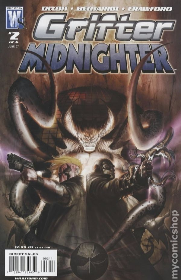 Grifter and Midnighter #2 VF 2007 Stock Image